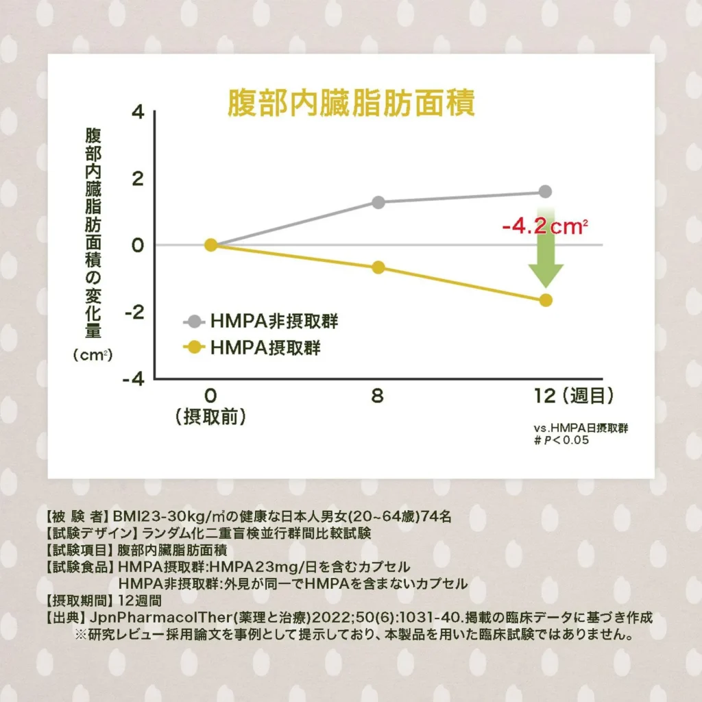 腹部内臓脂肪面積グラフ